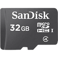 Карта памяти microSD SanDisk Mobile 32GB Class4 4 МБ/сек без адаптера