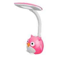 Светильник настольный Camelion KD-855 5W на основании 1.5м розовый (1/12)