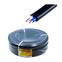 Кабель электрический Гермес ВВГ Пнг 2 х 2.5 кв.мм черный ГОСТ бухта 100м (цена за 1м.)