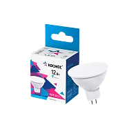 Лампа светодиодная Космос JCDR GU5.3 12W 4500К 174-265V софит матовая (1/10/80)