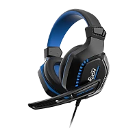 Наушники полноразмерные Smartbuy Rush CRUSH'EM с микр. игровые черный синий (1/20)