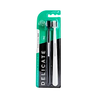 Зубная щетка Dr.Safe Duo средняя 2шт. черный белый (2/24/288)