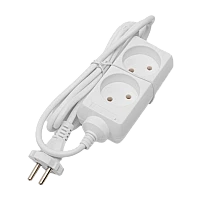 Удлинитель Volsten 2р.Б/З 10A 3.0м ПВС 2x0.75мм² IP20 белый (1/40)