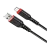 Кабель HOCO X59 USB (m)-Type-C (m) 1.0м 3.0A нейлон черный (1/33/330)