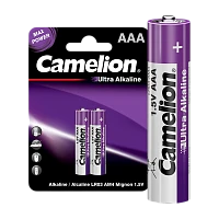 Батарейка Camelion ULTRA LR03 AAA BL2 Alkaline 1.5V (2/24/576)