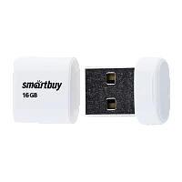 Флеш-накопитель Smartbuy Lara 16GB USB2.0 пластик белый