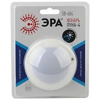 Фонарь пушлайт ЭРА SB-604 Луна-4 4W COB от батареек сенс. белый