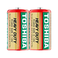 Батарейка Toshiba R14 C Shrink 2 Heavy Duty 1.5V (2/24/480)