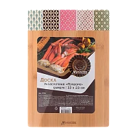 Доска разделочная MARMITON "Пэчворк" 33х23х1см бамбук (1/24)