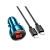 Автомобильное З/У HOCO Z50 1USB/Type-C 48W с кабелем Type-C-Lightning синий (1/12/120)
