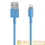 Кабель Oxion OX-DCC003 USB (m)-Lightning (m) 1.0м 2.1A силикон голубой