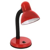 Светильник настольный ЭРА N-120 40W 220V E27 на основании красный