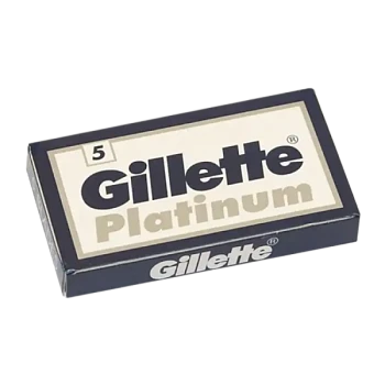 Лезвия Gillette Platinum двустронние 5шт в упаковке, цена за 1 лезвие (5/100/1200)