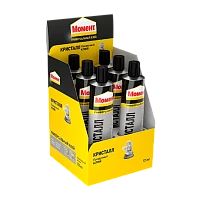 Клей Момент КРИСТАЛЛ 125мл универсальный BOX6 шоу-бокс (6/48)