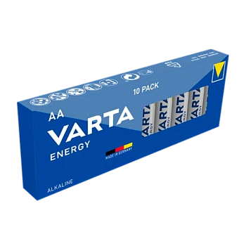 Батарейка Varta ENERGY LR6 AA BOX10 Alkaline 1.5V (4106) (10/400)