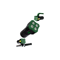 Фонарь прожектор Космос 902Lit 4WSMDLED+3WCOBLED от аккум IP54 4 режима т.сер/зел (1/12/48)