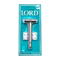 Бритва классическая Т-образная Lord +1 лезвие L122 1шт. (1/12)