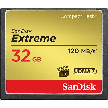 Карта памяти CF SanDisk EXTREME 32GB 800x 120 МБ/сек UDMA 7