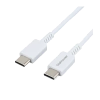 Кабель GoPower GP20TT Type-C (m)-Type-C (m) 1м 100W белый (1/200/800)