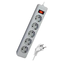 Сетевой фильтр Боезапас 5р.С/З 10A 3.0м ПВС 3х0.75мм² (1/20)