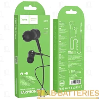 Наушники внутриканальные HOCO M82 с микр. черный (1/21/210)