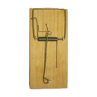 Мышеловка против грызунов Рыжий кот 125мм x 60мм фанера (1/24/192)