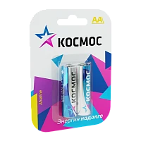 Батарейка Космос LR6 AA BL2 Alkaline 1.5V (2/24/288)