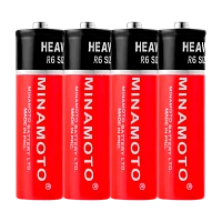 Батарейка Minamoto R6 AA Shrink 4 Heavy Duty 1.5V (4/60/1200)