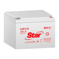 Аккумулятор свинцово-кислотный STAR DJW12-26 12V 26Ah