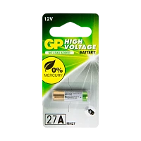Батарейка GP LR27/A27/MN27 BL1 Alkaline 12V (1/10/600) R