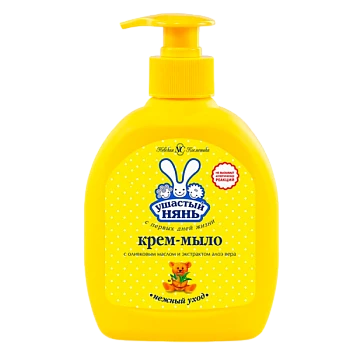 Жидкое мыло для детей Невская косметика Ушастый нянь с алоэ 300мл (1/24)