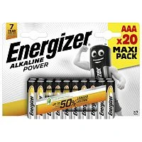 Батарейка Energizer Alkaline power LR03 AAA BL20 Alkaline 1.5V (20/120)