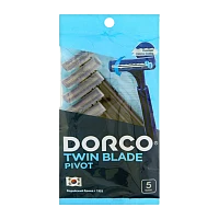 Бритва одноразовая DORCO "TWIN BLADE" 2 лезвия 6шт. (1/24)