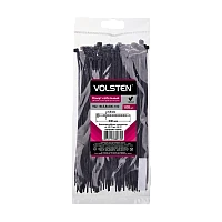 Хомут Volsten нейлон 3.6х200мм 100шт. черный (1/10/200)