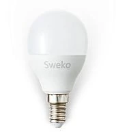 Лампа светодиодная Sweko G45 E14 15W 6500К 230V шар (1/5/100)