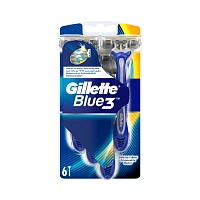 Бритва одноразовая Gillette "BLUE3 COMFORT" 3 лезвия 6+2шт. (1/3/12)