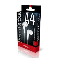 Наушники внутриканальные Smartbuy A4 (в коробочке) черный (1/60)