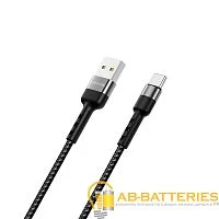Кабель Borofone BX34 USB (m)-Type-C (m) 1м 3.0A нейлон черный (1/360)