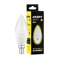 Лампа светодиодная Старт B35 E14 10W 2700К 220V свеча Eco матовая (1/10/100)