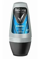 Дезодорант мужской Rexona Кобальт роликовый 50мл (1/6)