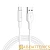 Кабель HOCO X25 USB (m)-2хType-C/Lightning/microUSB (m) 1.0м 2.0A ПВХ белый (1/30/300)