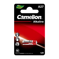 Батарейка Camelion LR27/A27/MN27 BL1 Alkaline 12V 0%Hg (1/20/900)
