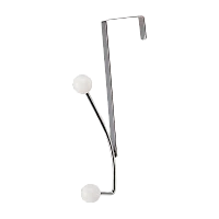 Вешалка подвесная Рыжий кот W4240 2 крючка хром (1/48)