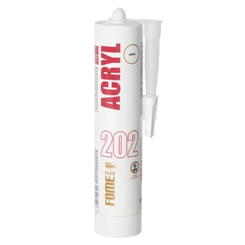 Герметик FOME FLEX Acryl 202 310мл акриловый белый (1/12)