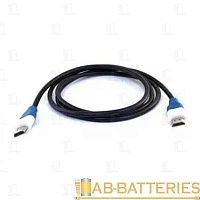 Кабель Smartbuy К-252 HDMI (m)-HDMI (m) 5.0м силикон ver.1.4 стаб.напр. черный (1/12)