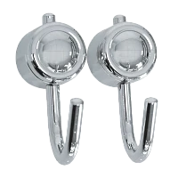 Крючки Рыжий кот B0925 шуруп 6.5х2.5см 2шт. хром (1/48)