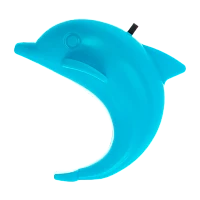 Ночник Camelion NL-181 "Дельфин" 4LED 0.5W 220V в розетку синий (1/24/96)