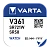 Батарейка Varta 361 (SR721W) BL1 Silver Oxide 1.55V (1/10/100)