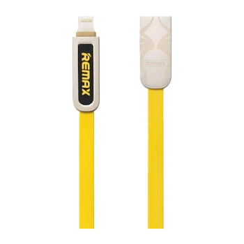 Кабель Remax RC-067t Armor USB (m)-Lightning/microUSB (m) 1м 2.1A желтый