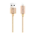 Кабель HOCO X2 USB (m)-Lightning (m) 1.0м 2.1A нейлон золотой (1/30/300)